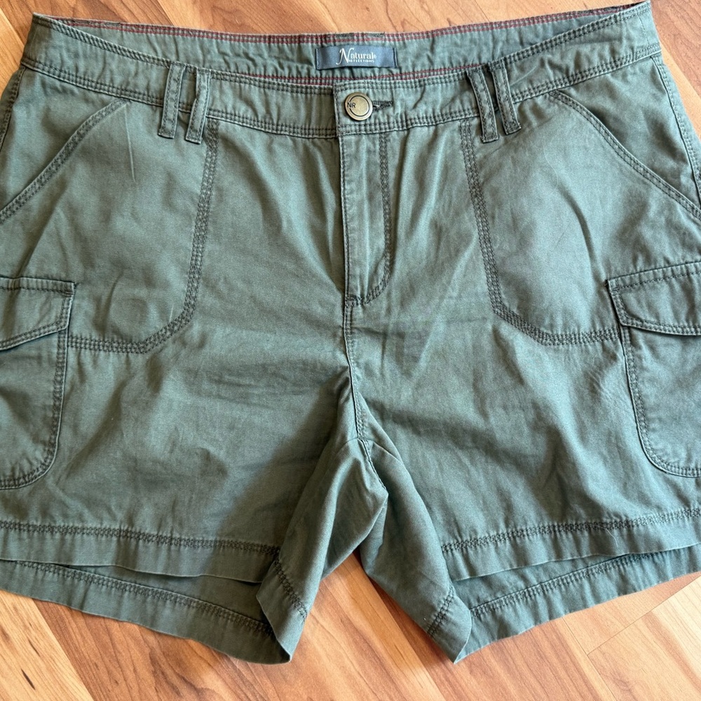 Women's Olive Green Shorts